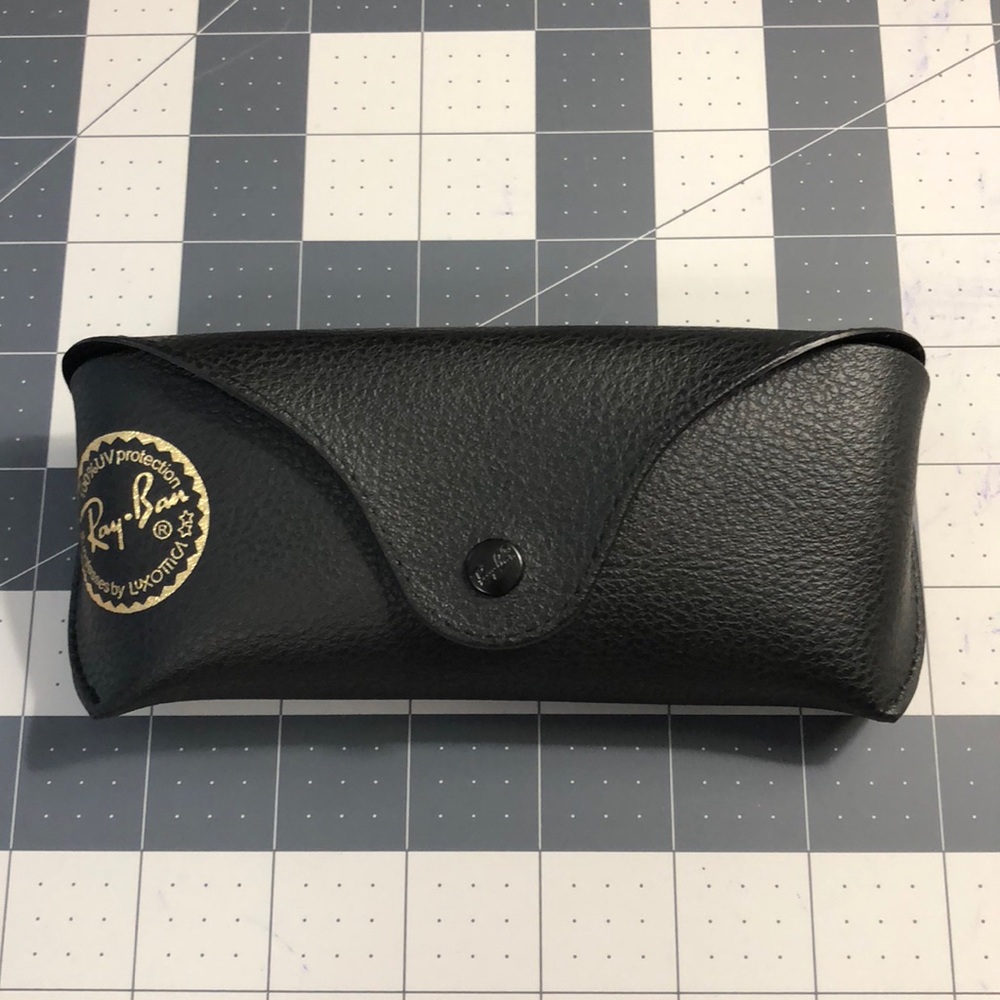 GENUINE RAYBAN WAYFLER SUNGLASSES CASE BLACK